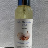 Huile alimentaire d'ail