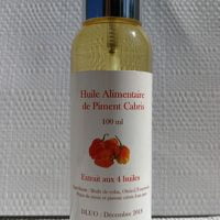 Huile alimentaire piment cabris