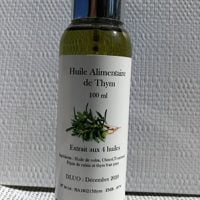 Huile alimentaire de thym