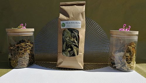 Tisane pays bois-de-peche-marron